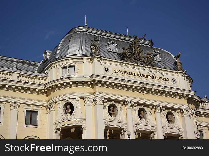 Slovak National Theater in Bratislava (Slovakia)