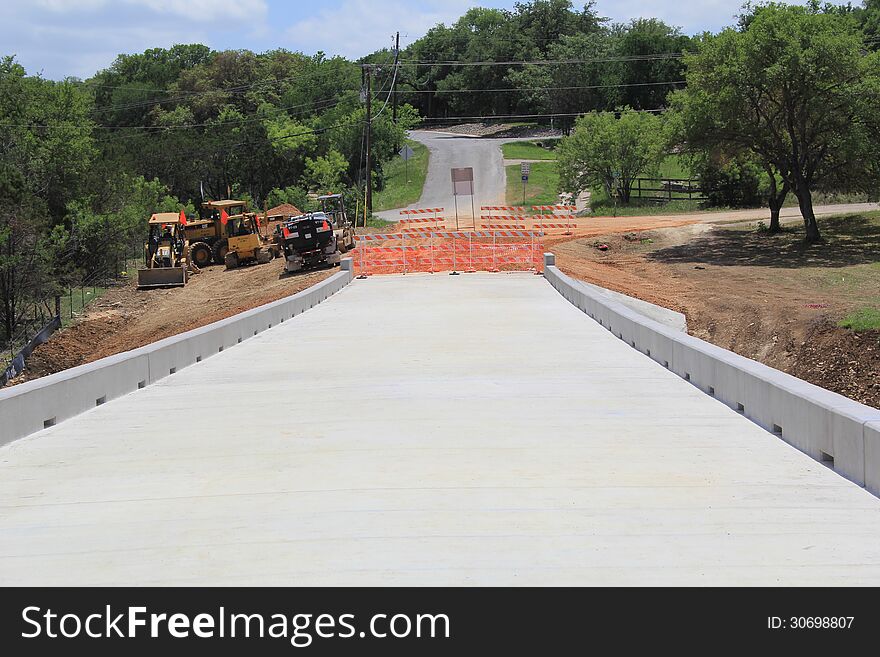 Road Construction has closed a roadway. Road Construction has closed a roadway