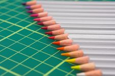 Coloured Pencils Royalty Free Stock Photography