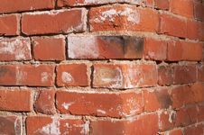 Red Brick Wall Corner Royalty Free Stock Photos Red Brick Wall Corner Royalty Free Stock Photos