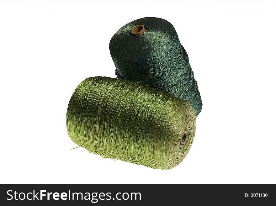 Green clews used by tailors