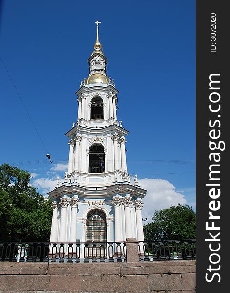 Nikolsky's belltower of a cathedral