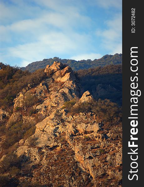 Rocks at malibu creek state park,ca