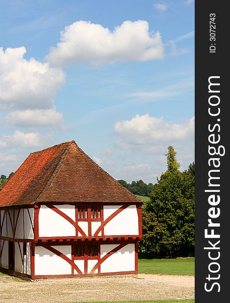 A medeval house from North Cray in Kent England from the 15th century