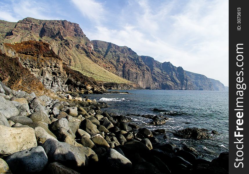 The southern-end part of Tenerife, Canary Islands. The southern-end part of Tenerife, Canary Islands