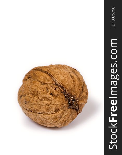 Walnuts close up isolated