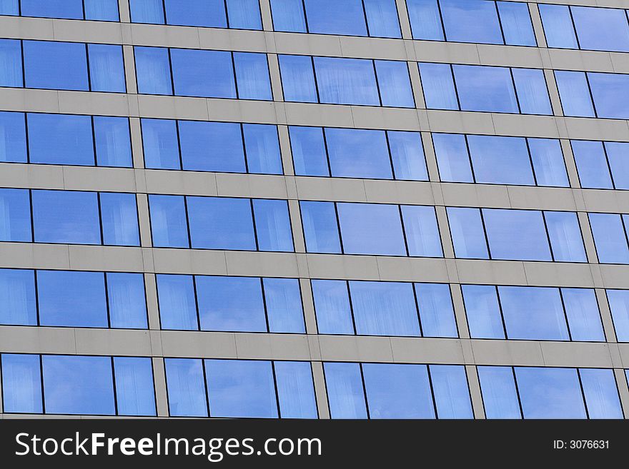 Detail of windows. glass building. Detail of windows. glass building