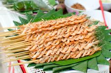 Mekong River Shrimp Grilled. Stock Photos Mekong River Shrimp Grilled. Stock Photos