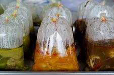 Thai Food In Plastic Bag Stock Image Thai Food In Plastic Bag Stock Image