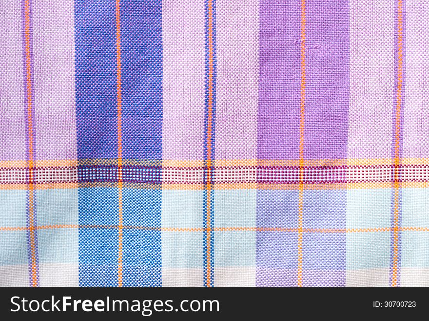 Close up texture of thai style loincloth. Close up texture of thai style loincloth