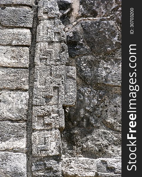 Walls Details Of A Stone Surface In An Ancient May