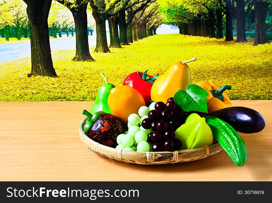Colorful fresh fruits and vegetables for a balanced diet. Colorful fresh fruits and vegetables for a balanced diet.
