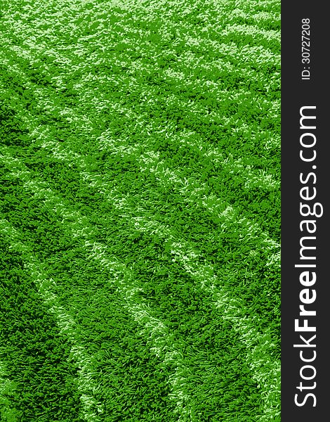 Synthetic grass lawn, close up. Synthetic grass lawn, close up