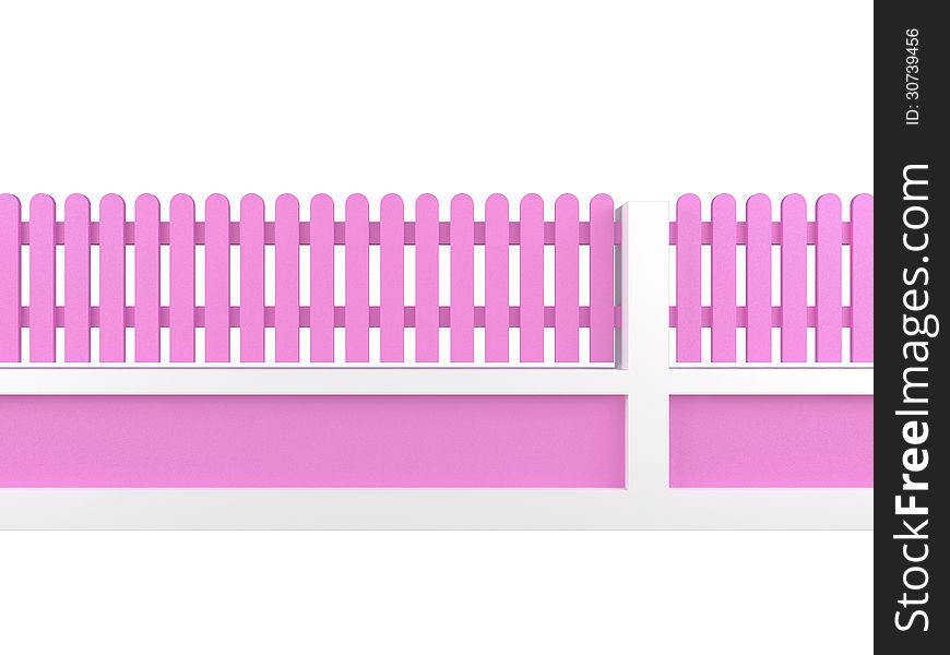 Pink Fence