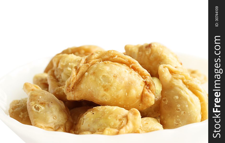 Delicious curry puff, thai style