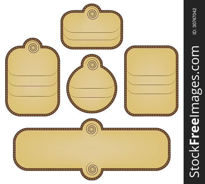 Set of isolated templates labels and tags. Set of isolated templates labels and tags
