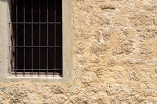 Window With Grille Royalty Free Stock Photos Window With Grille Royalty Free Stock Photos
