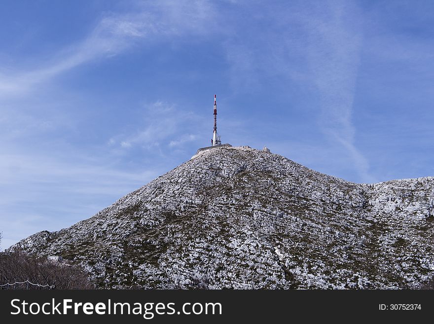 A beautiful view from mountain Biokovo. A beautiful view from mountain Biokovo