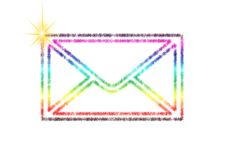 Abstract Colorful Envelope Stock Image