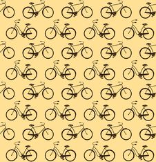 Bicycles Seamless Stock Photos