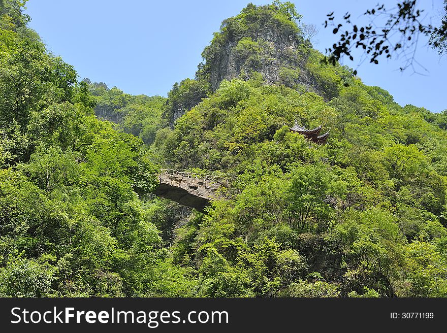 Scenic Area Near Xiaofeng River