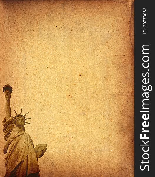 Vintage Statue Of Liberty