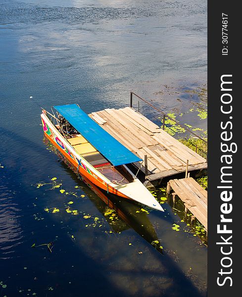 Boat on Chao Phraya river