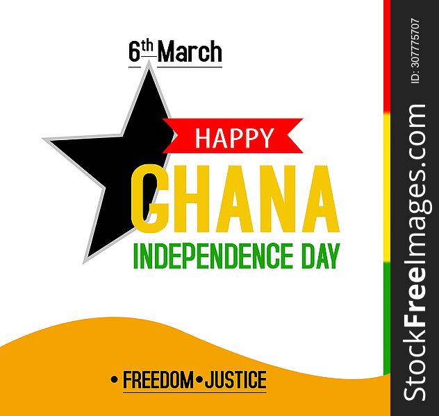 Ghana Blackstar Happy Independence Day 6th Mrch