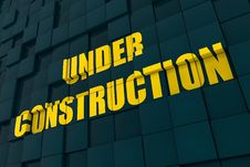 Under Construction Stock Photo