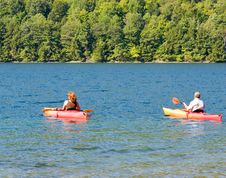Kayakers Stock Image