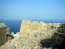 Lindos Acropolis Stock Images Lindos Acropolis Stock Images