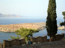 Lindos Acropolis Stock Images Lindos Acropolis Stock Images