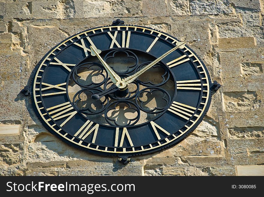 Old Style Outside Wall Clock