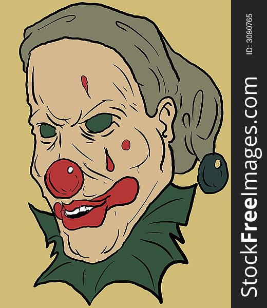 Vector clown