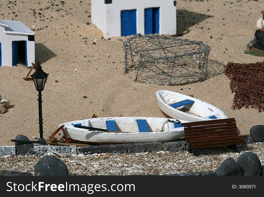 Fishing boats on the beach