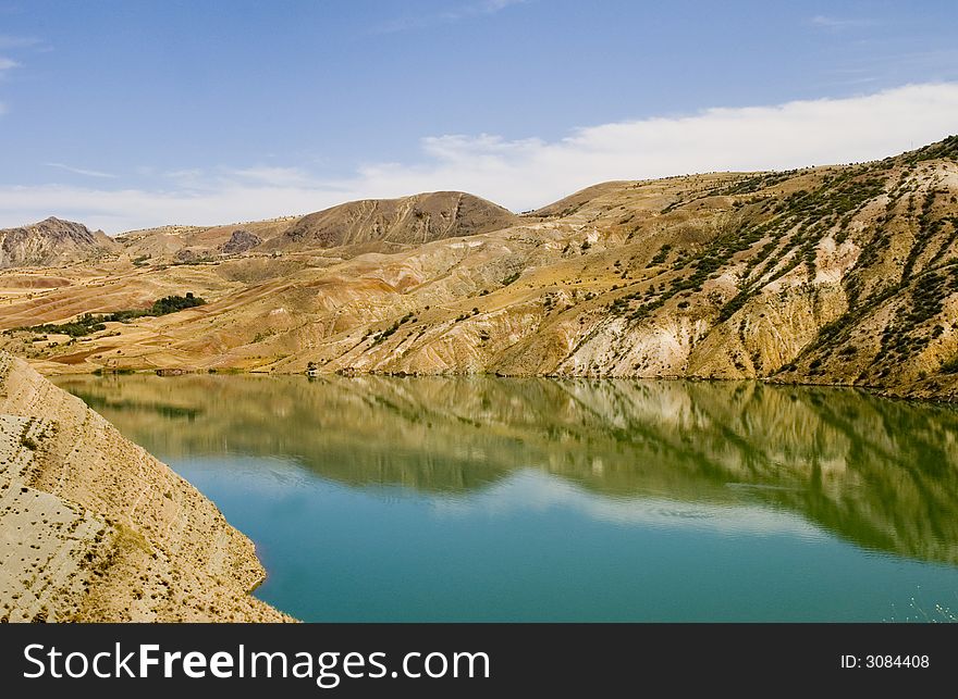 Reflection on a lake in east Turkey