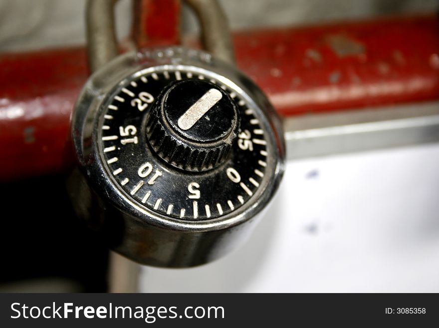 A Combination Lock to secure the main gate