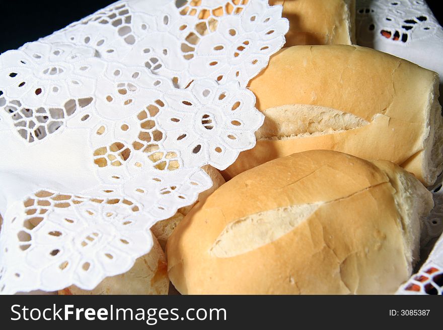 Basket Of Homemade Bread