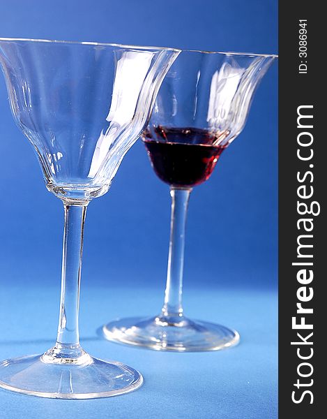 Photo of shining wine glasses