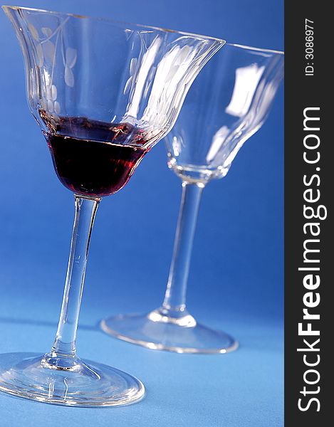 Photo of shining wine glasses