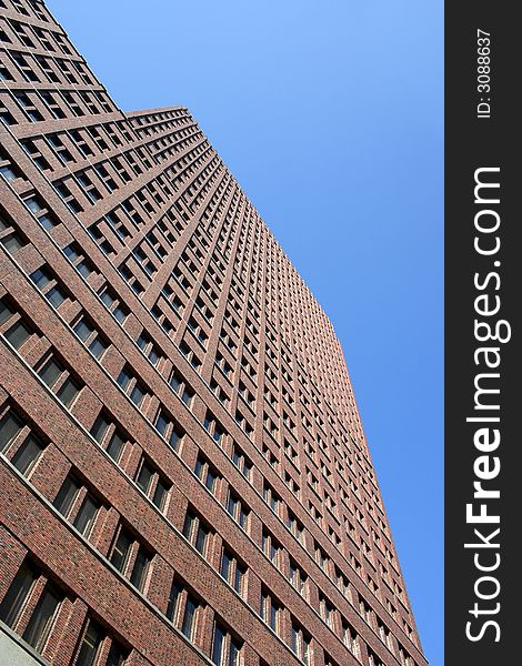 Facade of a modern skyscraper