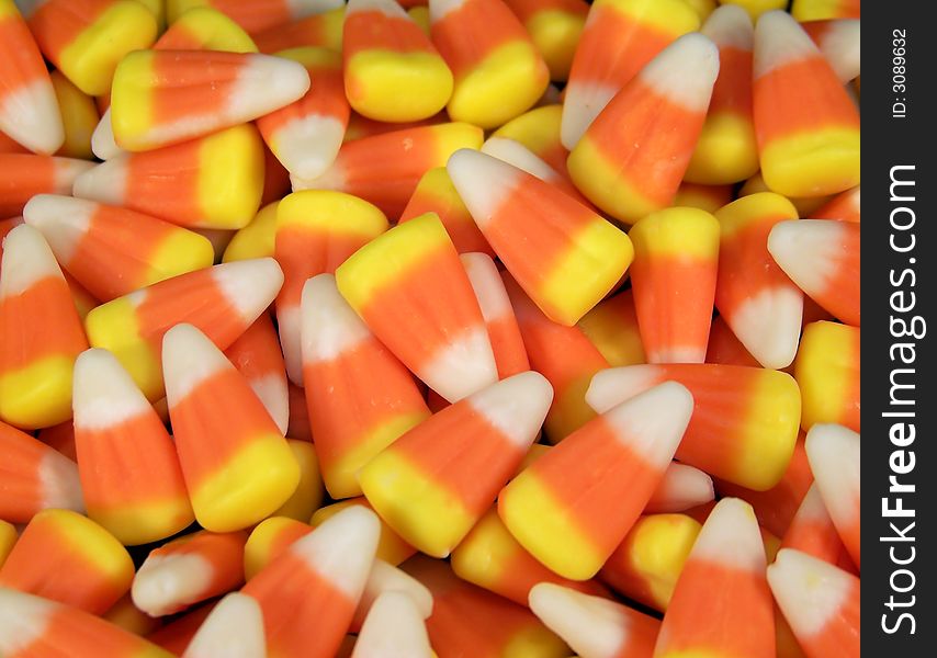 Full Frame Photo of Candy Corn