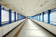 Empty Long Corridor Royalty Free Stock Photography Empty Long Corridor Royalty Free Stock Photography