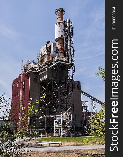 Power plant in Williamsport Maryland along the Potomac River