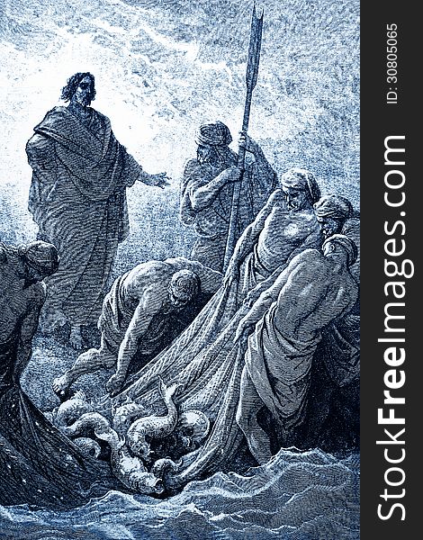 The biblical theme - illustrated by Gustave Dore (1885). The biblical theme - illustrated by Gustave Dore (1885).