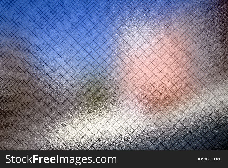 Decorated architectural glass material texture background pattern