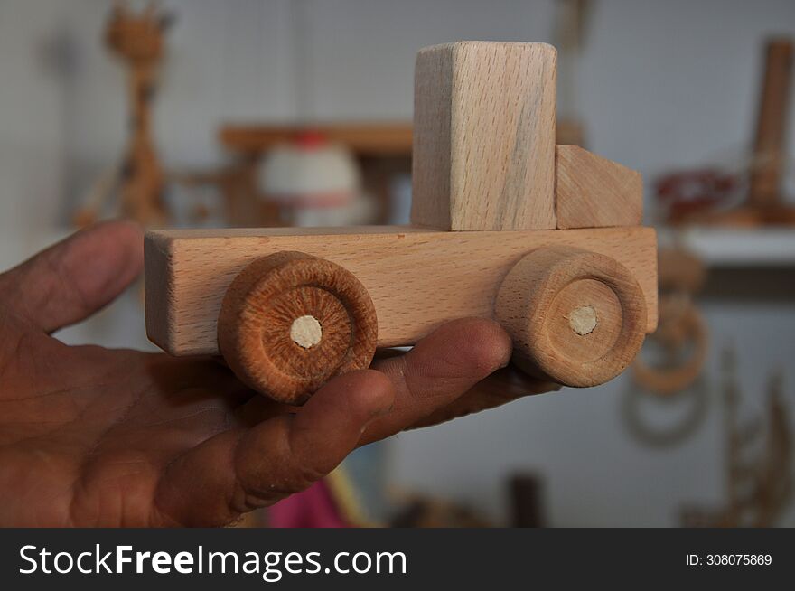 Wooden toys help children develop different skills.