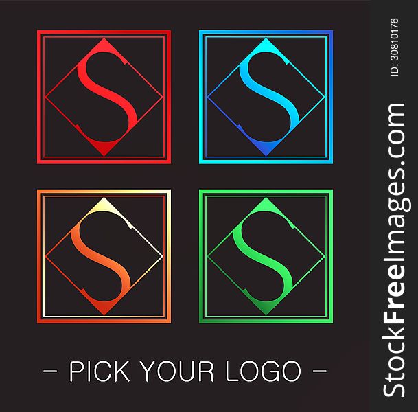 Logo in four color variations. Logo in four color variations.