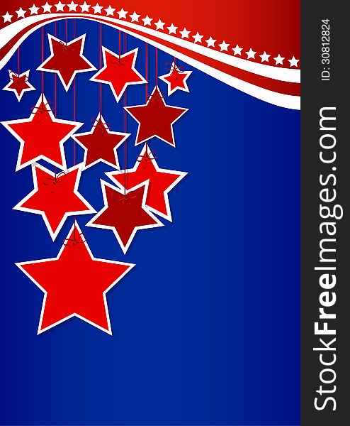 American background for Independence Day on July 4. American background for Independence Day on July 4