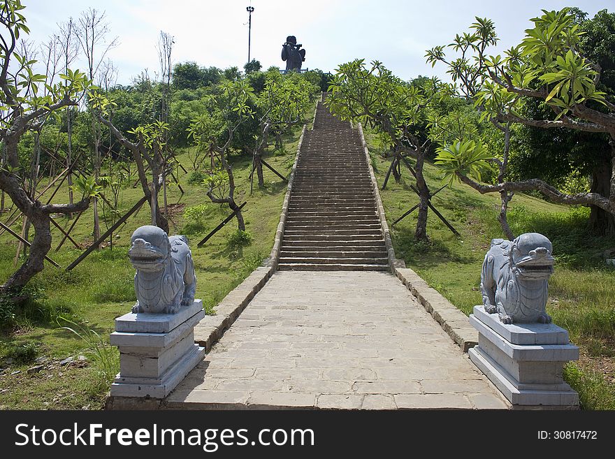 Bai Dinh temple near Ninh Binh, Vietnam